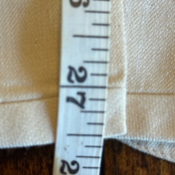 Talbots | Beige/Cream Linen Blend “Kate Fit” Button Front Blazer, Size 10 - Picture 8 of 10